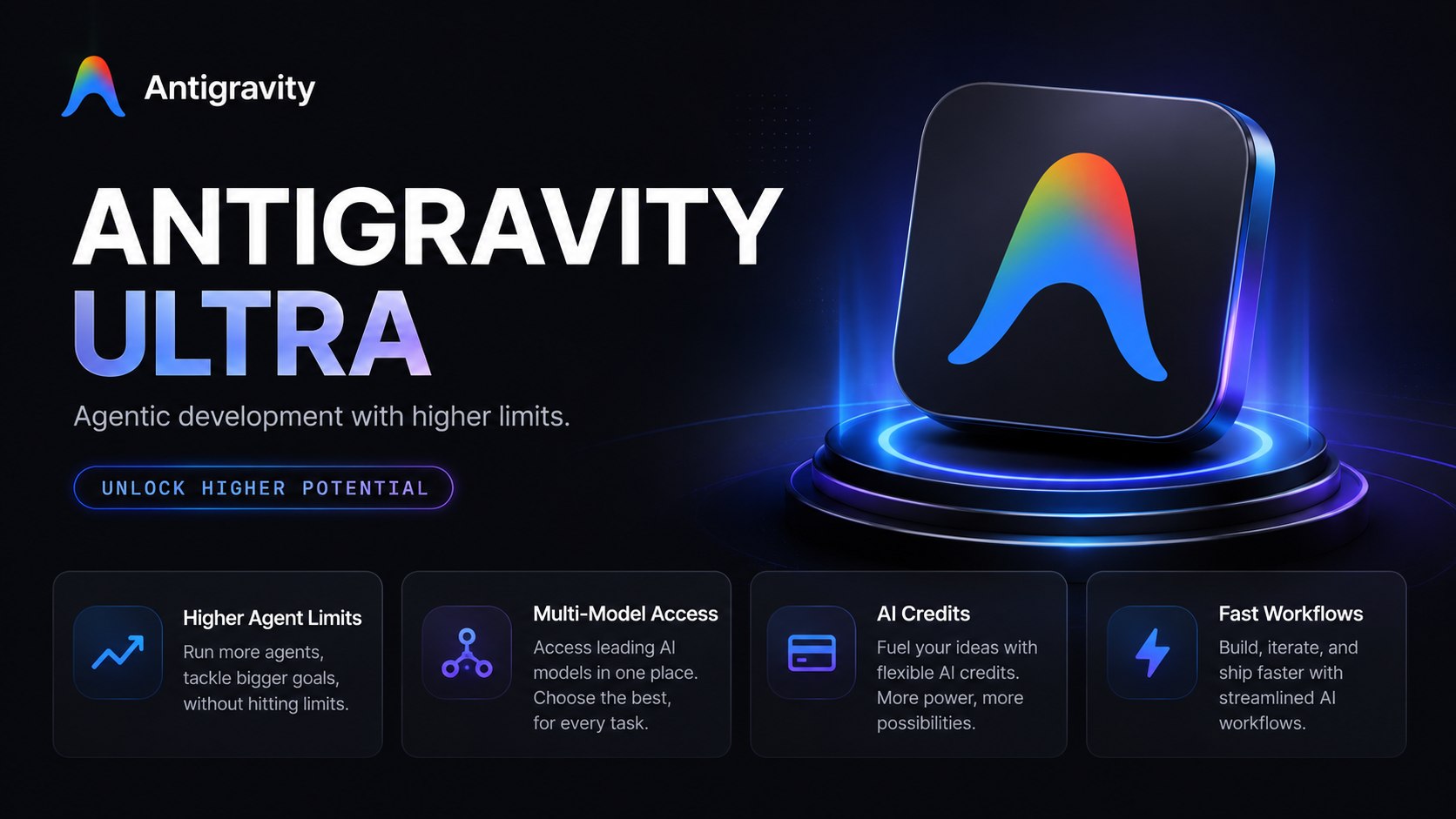 Antigravity Ultra 25K credit 1 tháng